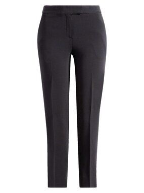 NWT Theory Ibbey in Black Admiral Crepe Tapered Trouser Pants 4